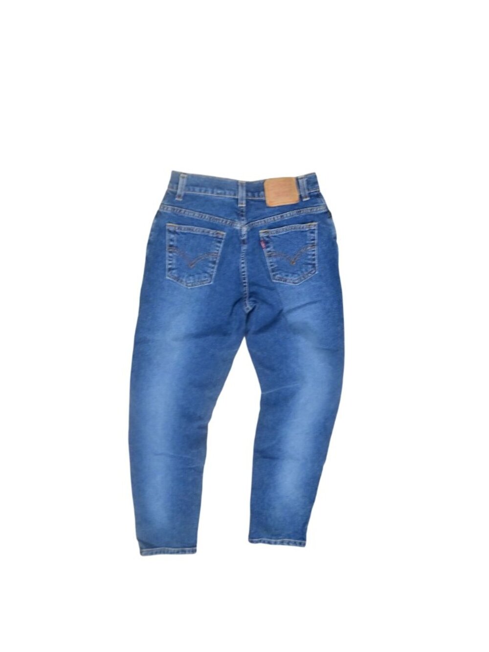 Levi's 550 Jeans Tapered Leg Relaxed Fit Size 4 Pet Dark Blue Denim Vintage - Picture 4 of 8